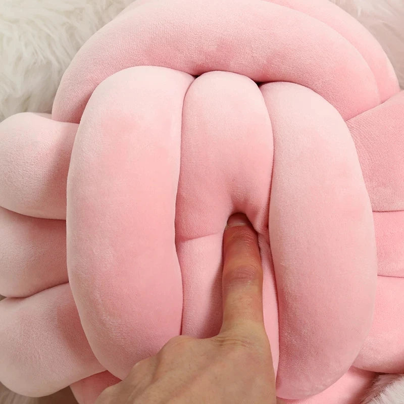 Knotted Ball Throw Pillow Ultra Soft - Nestelier
