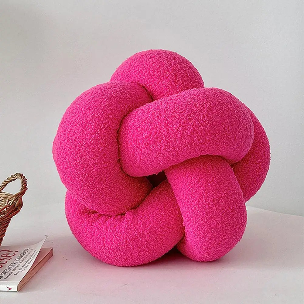 Braided Round Pillow - Nestelier