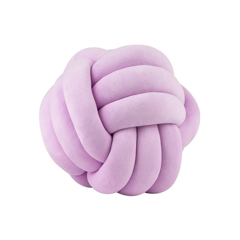 Knotted Ball Throw Pillow Ultra Soft - Nestelier