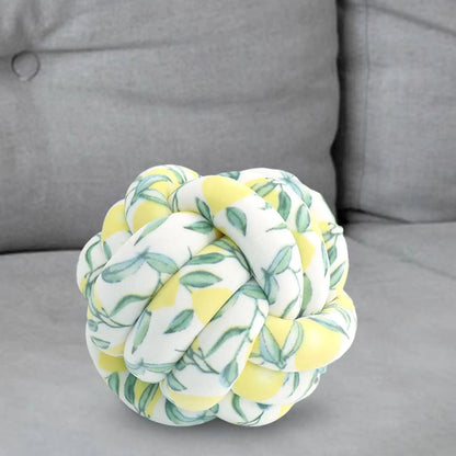 Nordic Knotted Plush Pillow – Soft Decorative Cushion - Nestelier