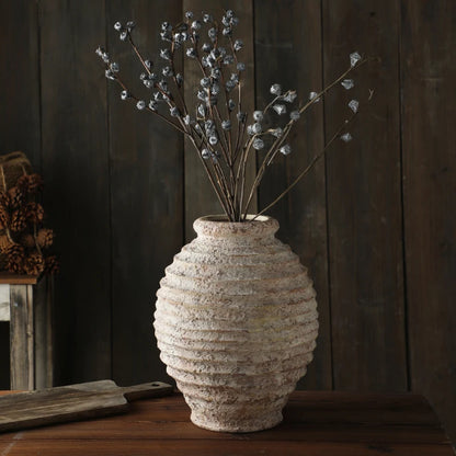 Vintage Handcrafted Clay Pottery Vase - Nestelier