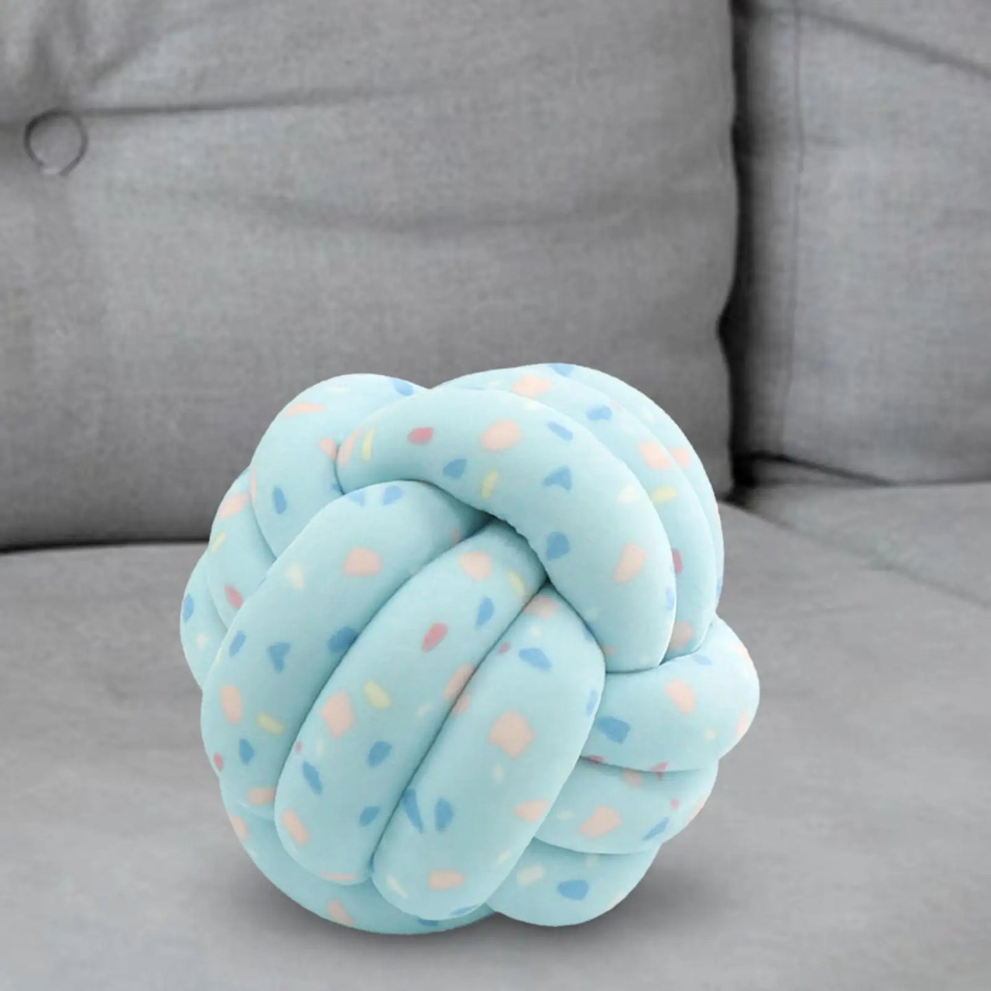 Nordic Knotted Plush Pillow – Soft Decorative Cushion - Nestelier