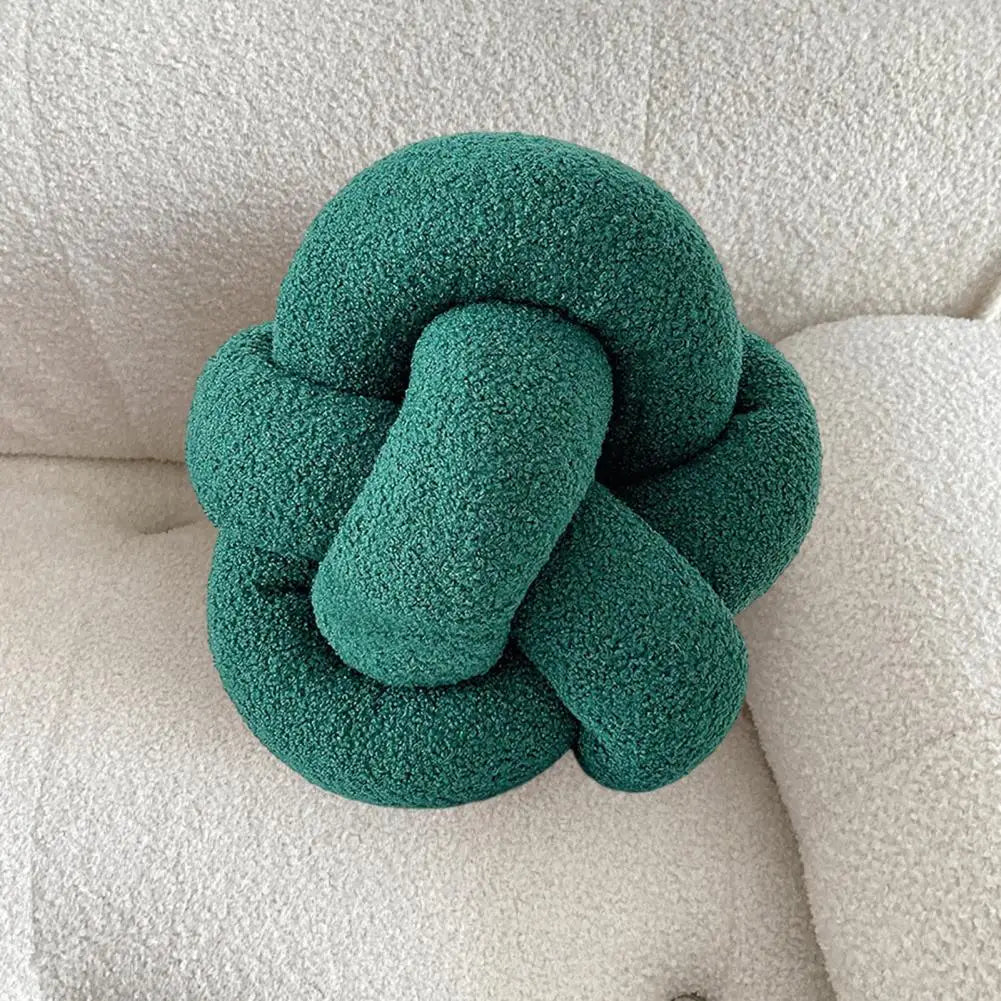 Braided Round Pillow - Nestelier