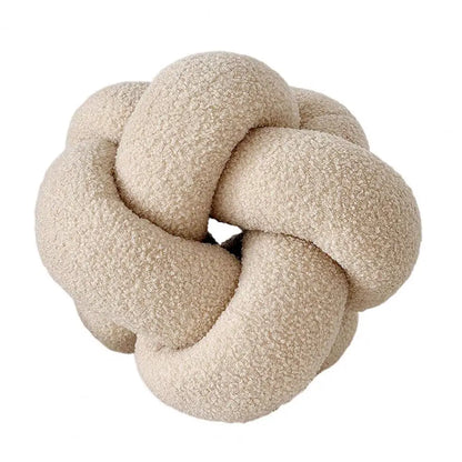 Braided Round Pillow - Nestelier