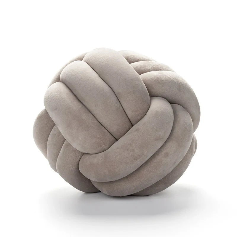 Knotted Ball Throw Pillow Ultra Soft - Nestelier