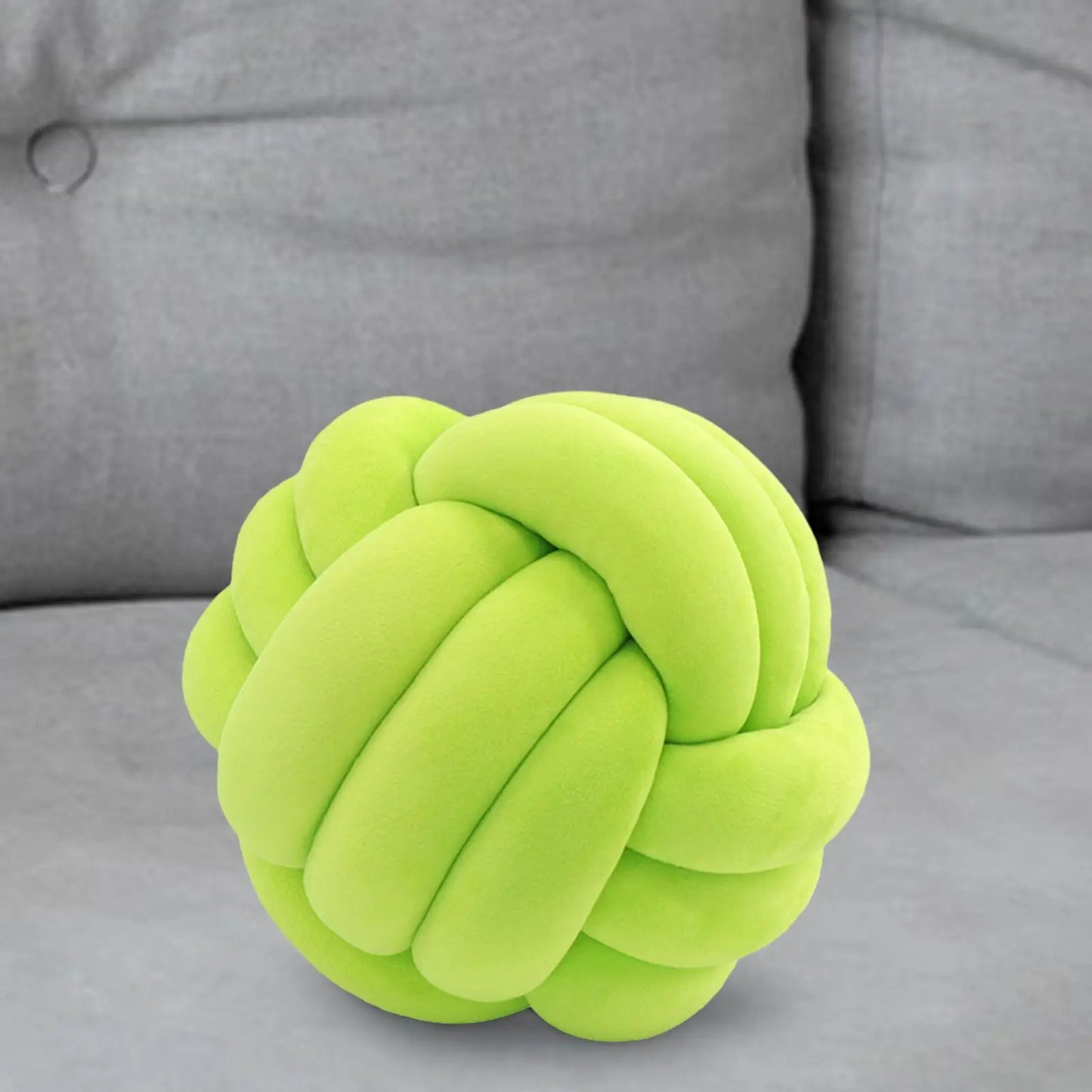 Nordic Knotted Plush Pillow – Soft Decorative Cushion - Nestelier