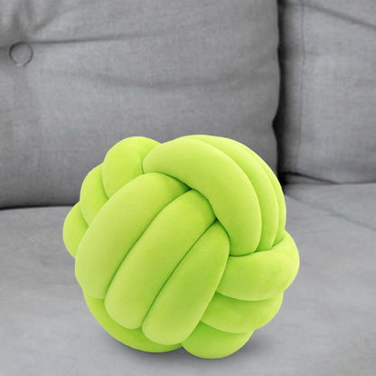Nordic Knotted Plush Pillow – Soft Decorative Cushion - Nestelier
