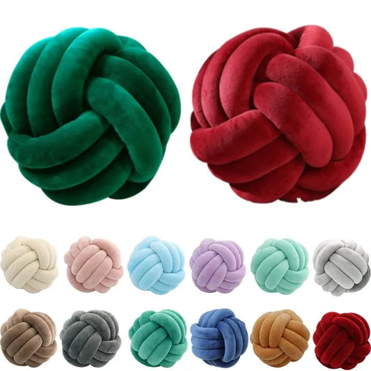 Knotted Ball Throw Pillow Ultra Soft - Nestelier