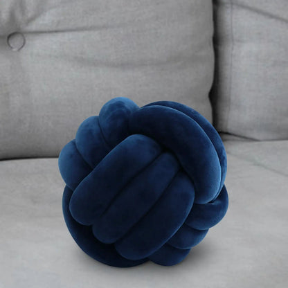 Nordic Knotted Plush Pillow – Soft Decorative Cushion - Nestelier